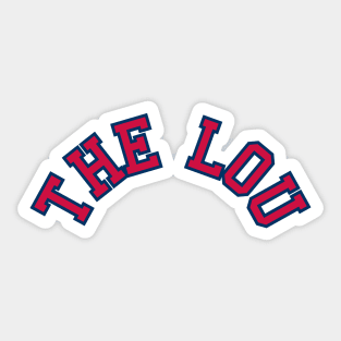 St. Louis 'The Lou' Pride Baseball Fan Shirt – Perfect for Missouri Sports Enthusiasts Sticker